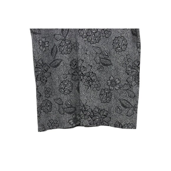 J Jill Wearever Collection Dress Large Petite Floral Stretch Preppy Casual - Picture 11 of 13